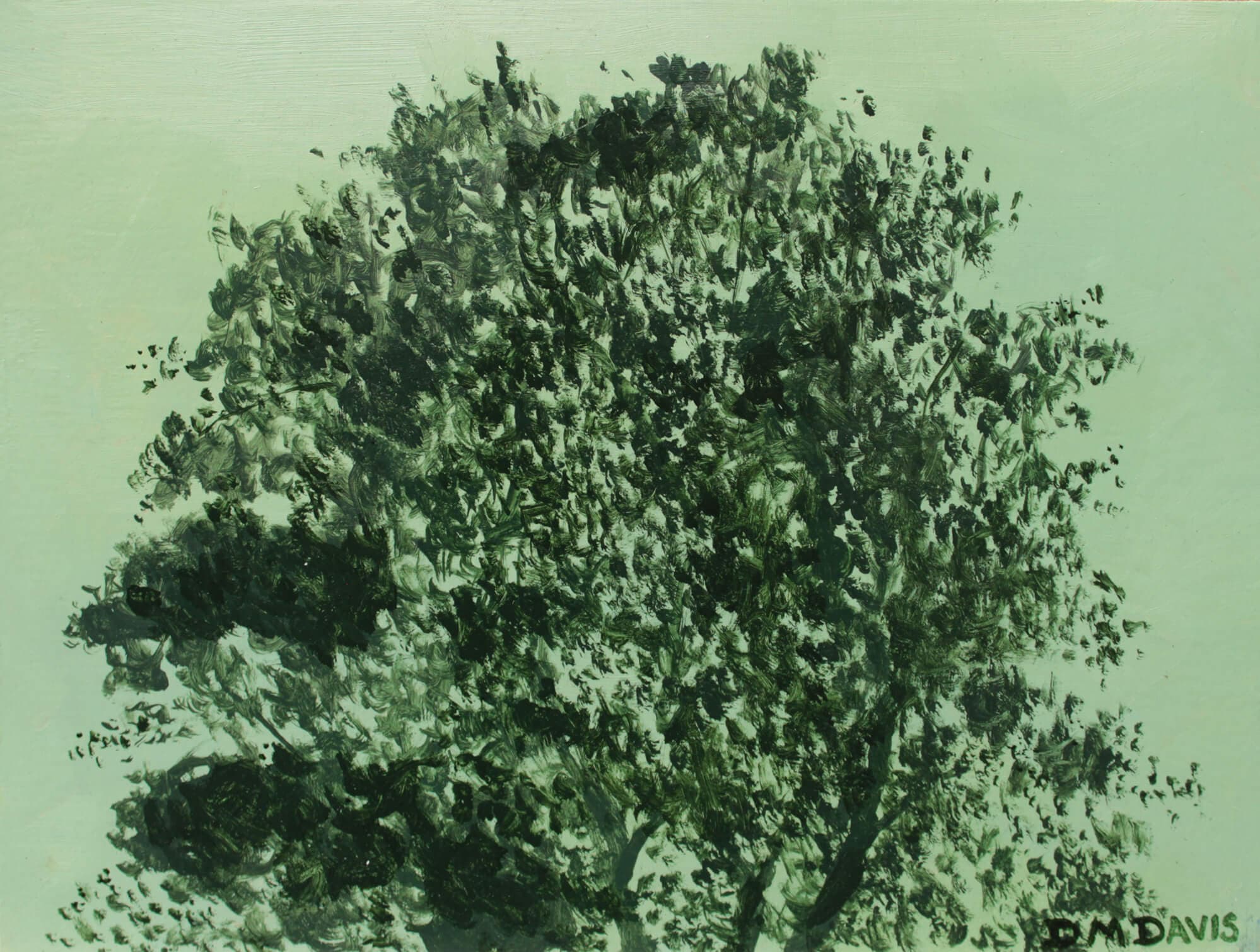 Tree at sunset-Tree Plein Air Painting thumbnail-0