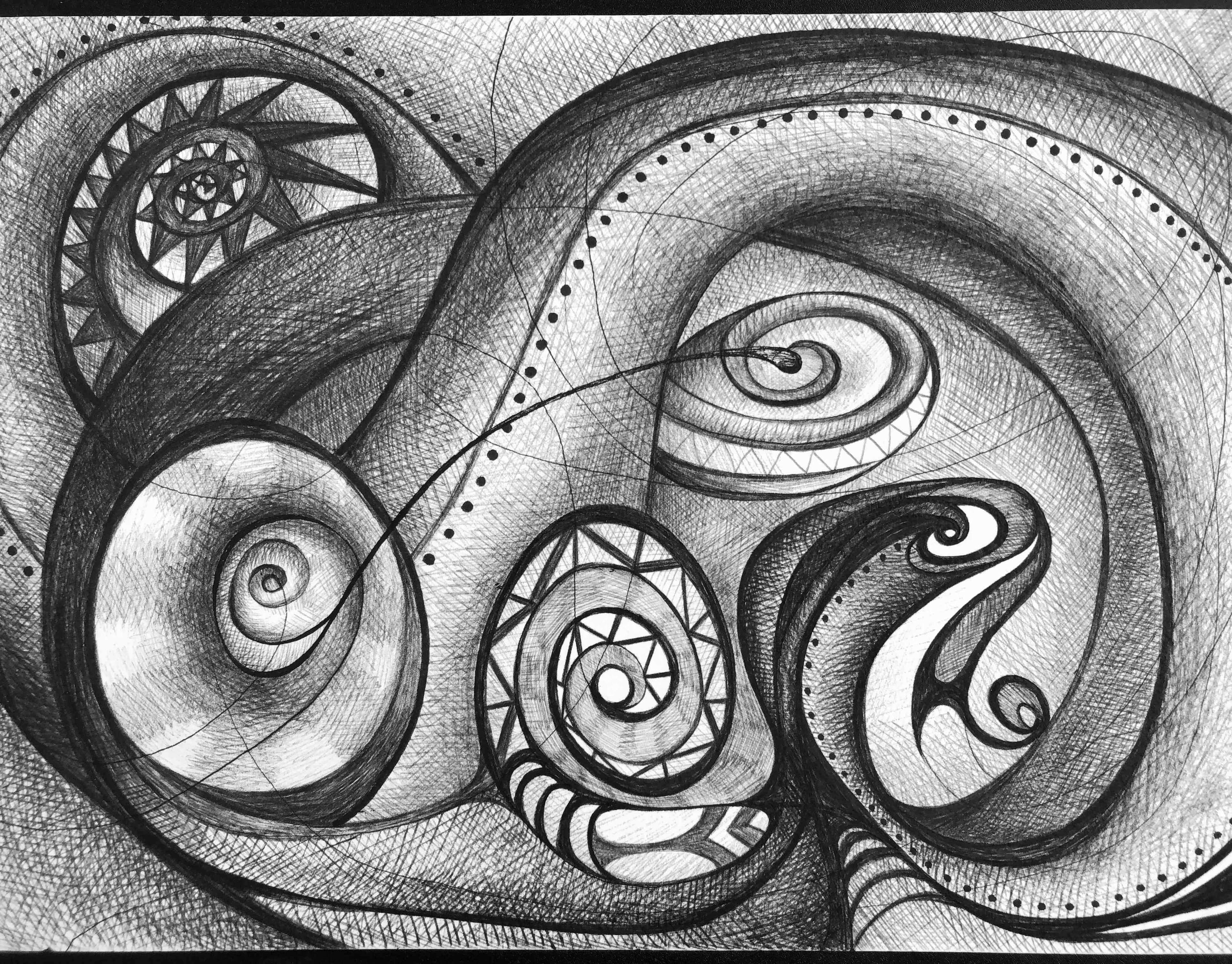 Mother-Abstract Ink Art thumbnail-0