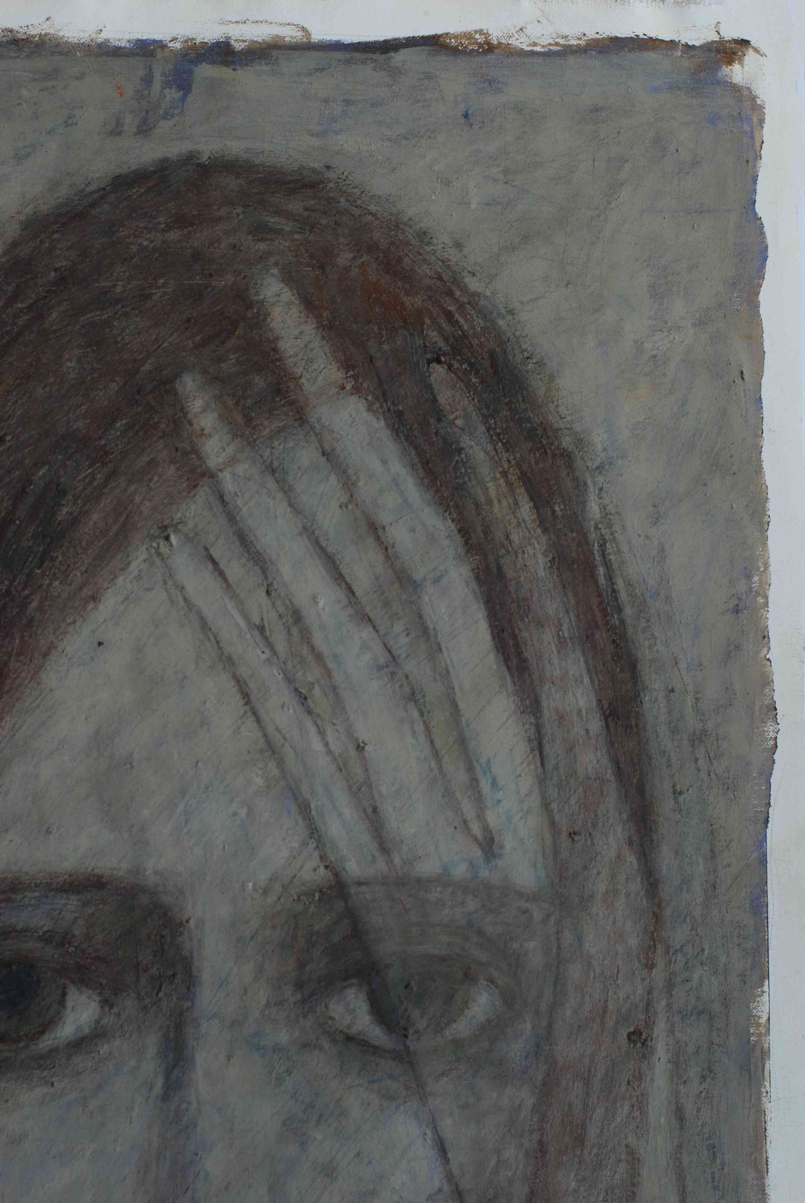 Head 3 - Figurative Portrait Oil Painting thumbnail-1