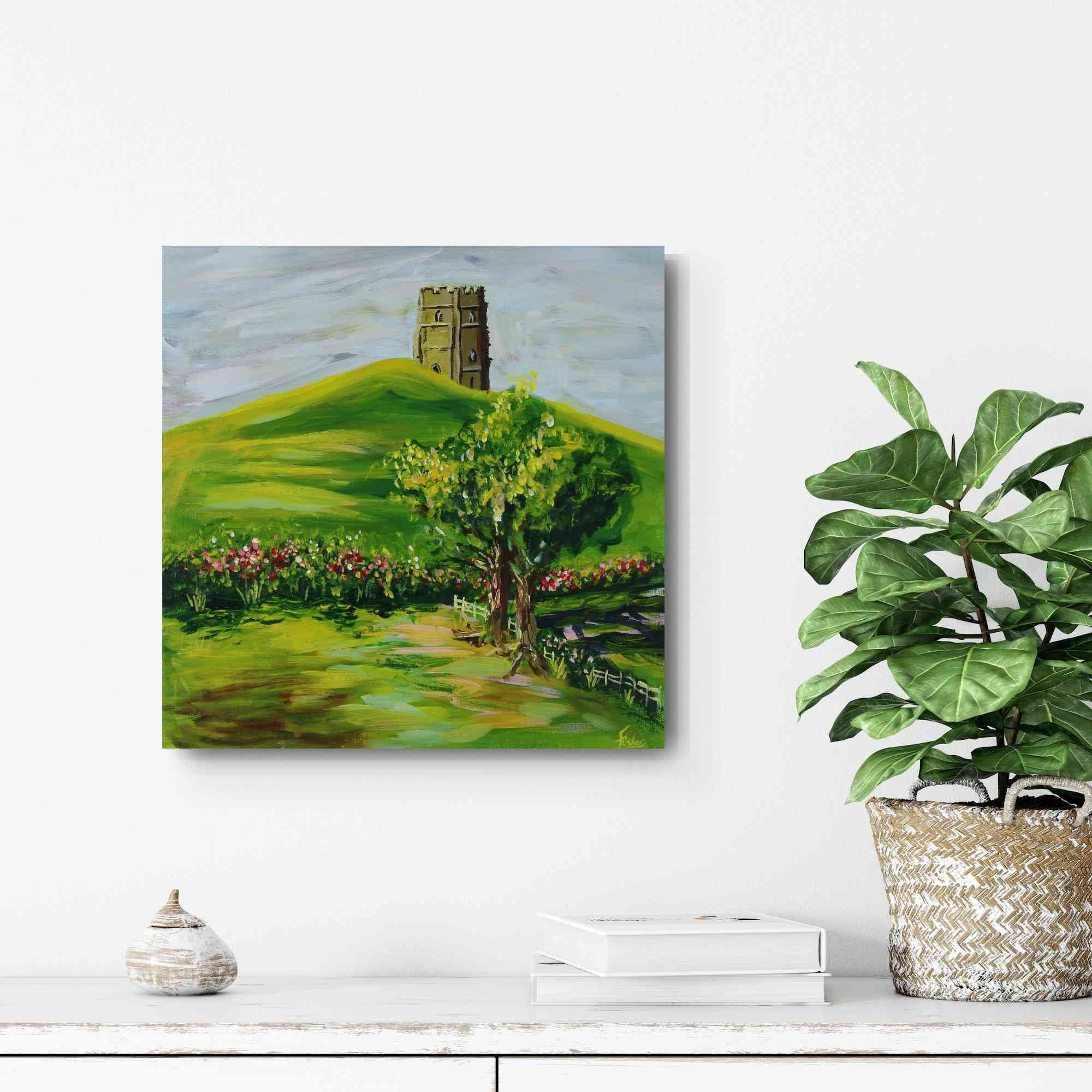 Glastonbury Tor Acrylic on Canvas