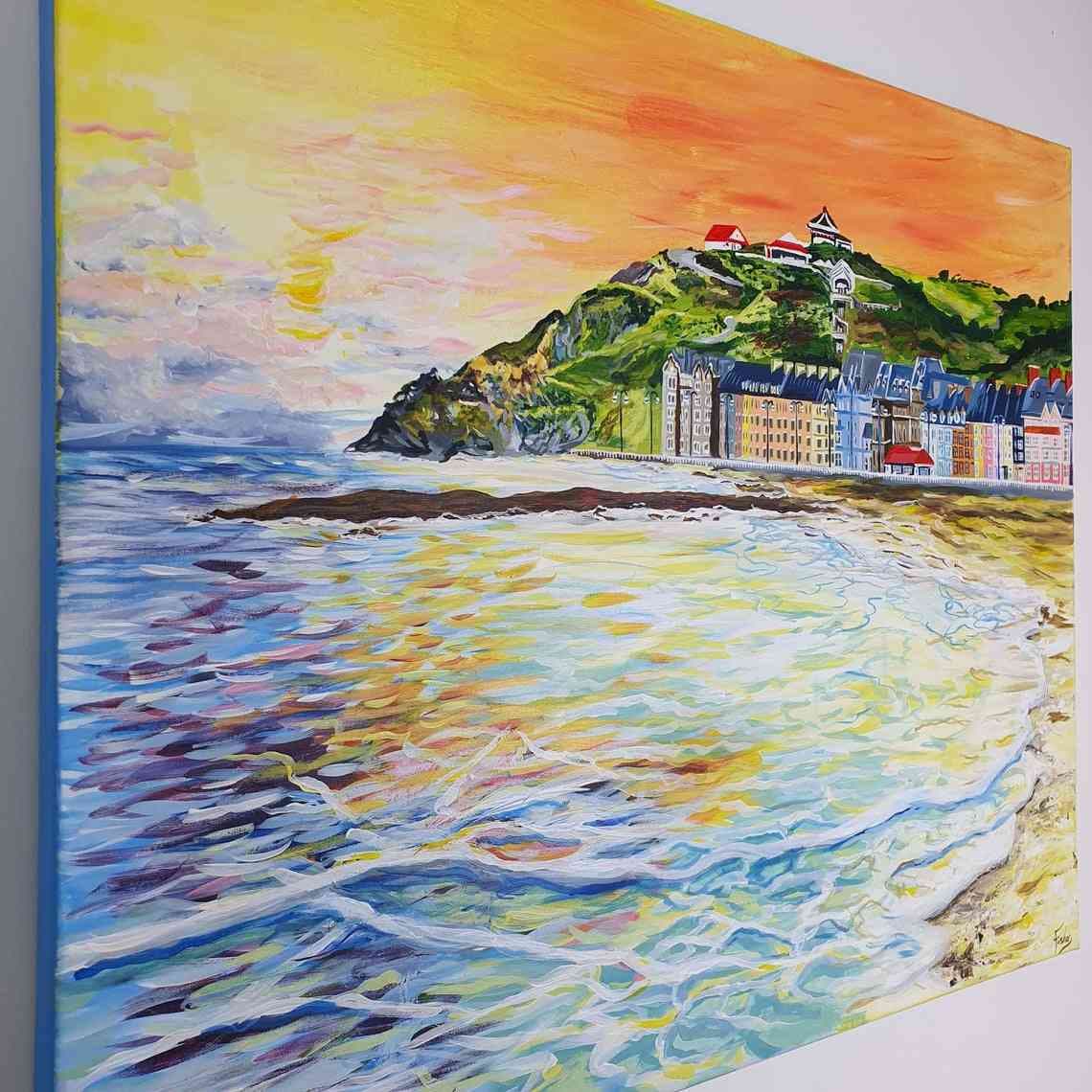Aberystwyth acrylic on canvas thumbnail-2