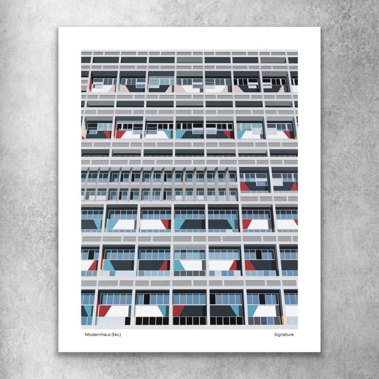 Modernhaus -  Abstract Urban Digital Print Art