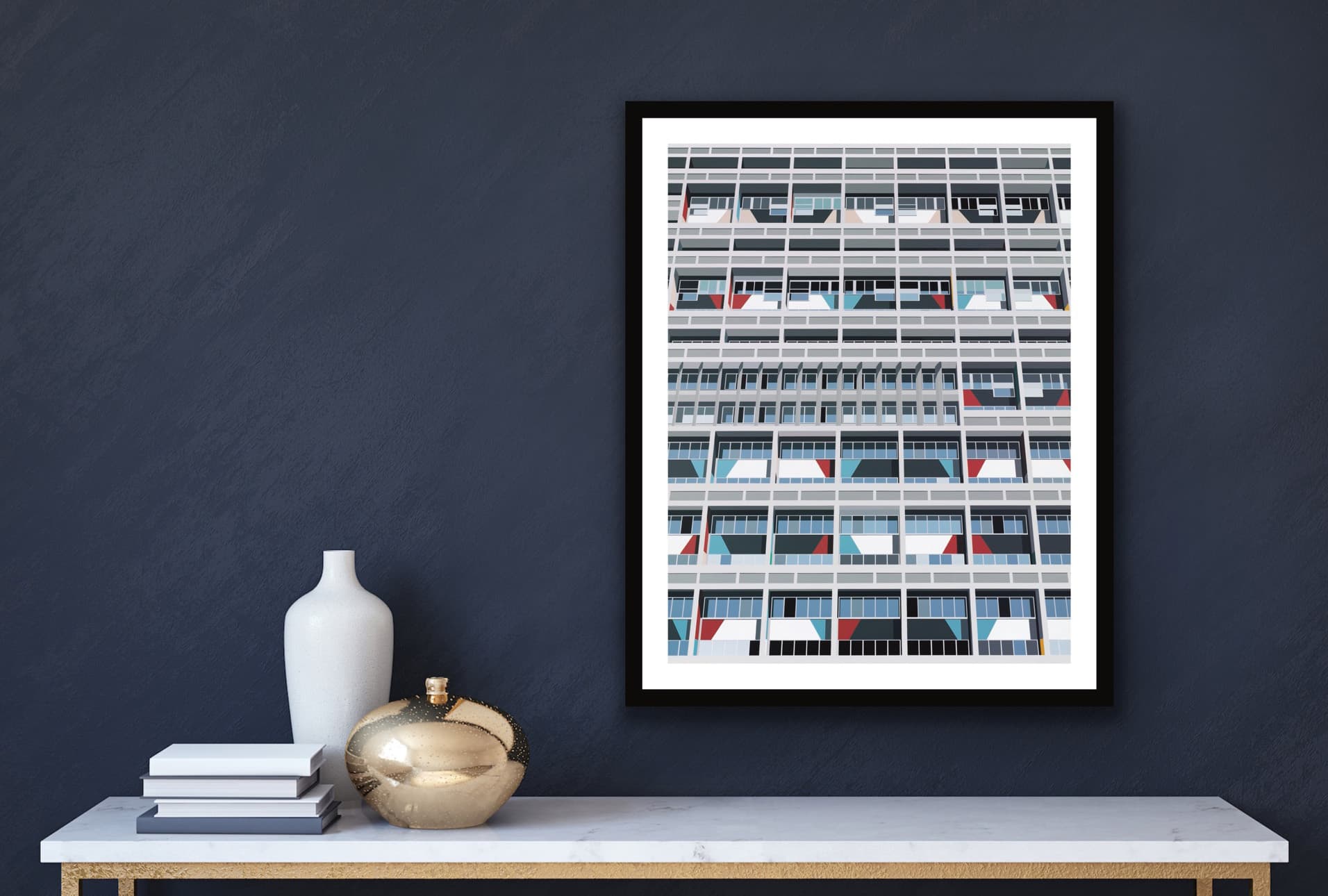 Modernhaus -  Abstract Urban Digital Print Art thumbnail-2