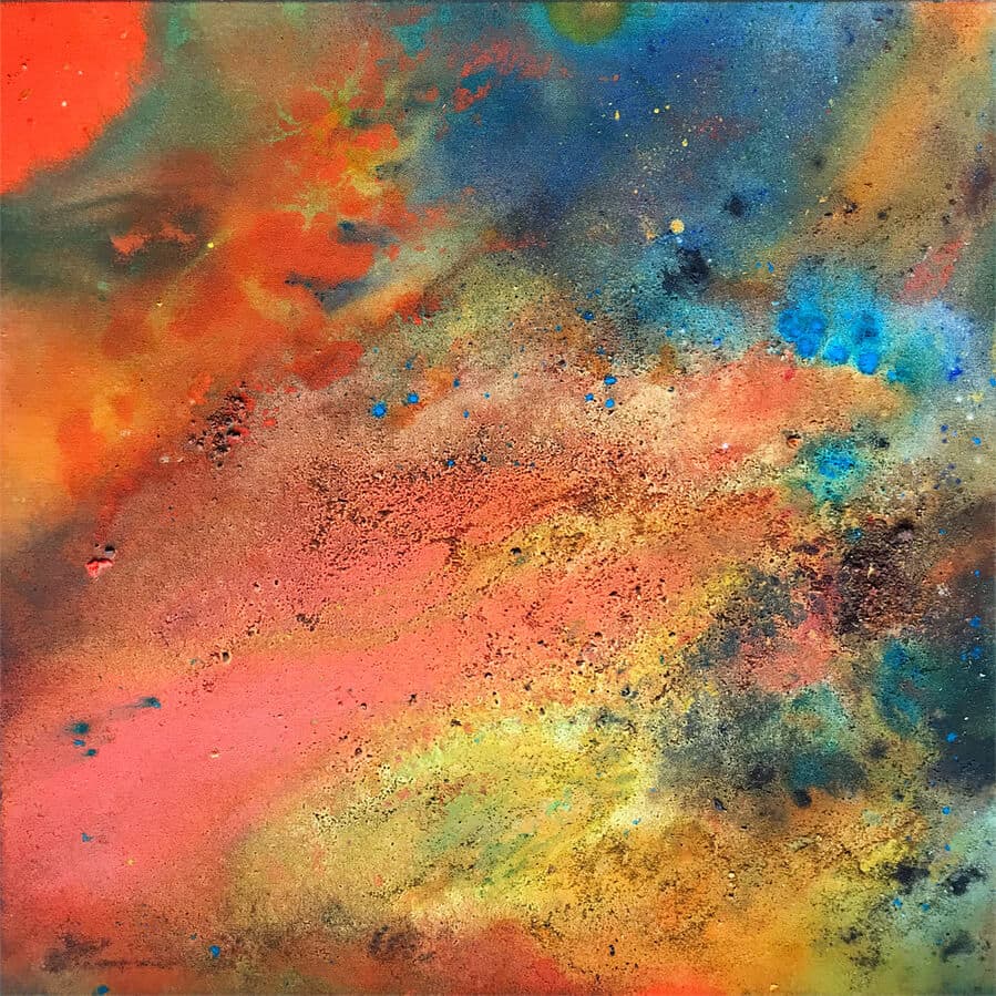 Second Planet from Sun - A Colorful Abstract Painting thumbnail-0