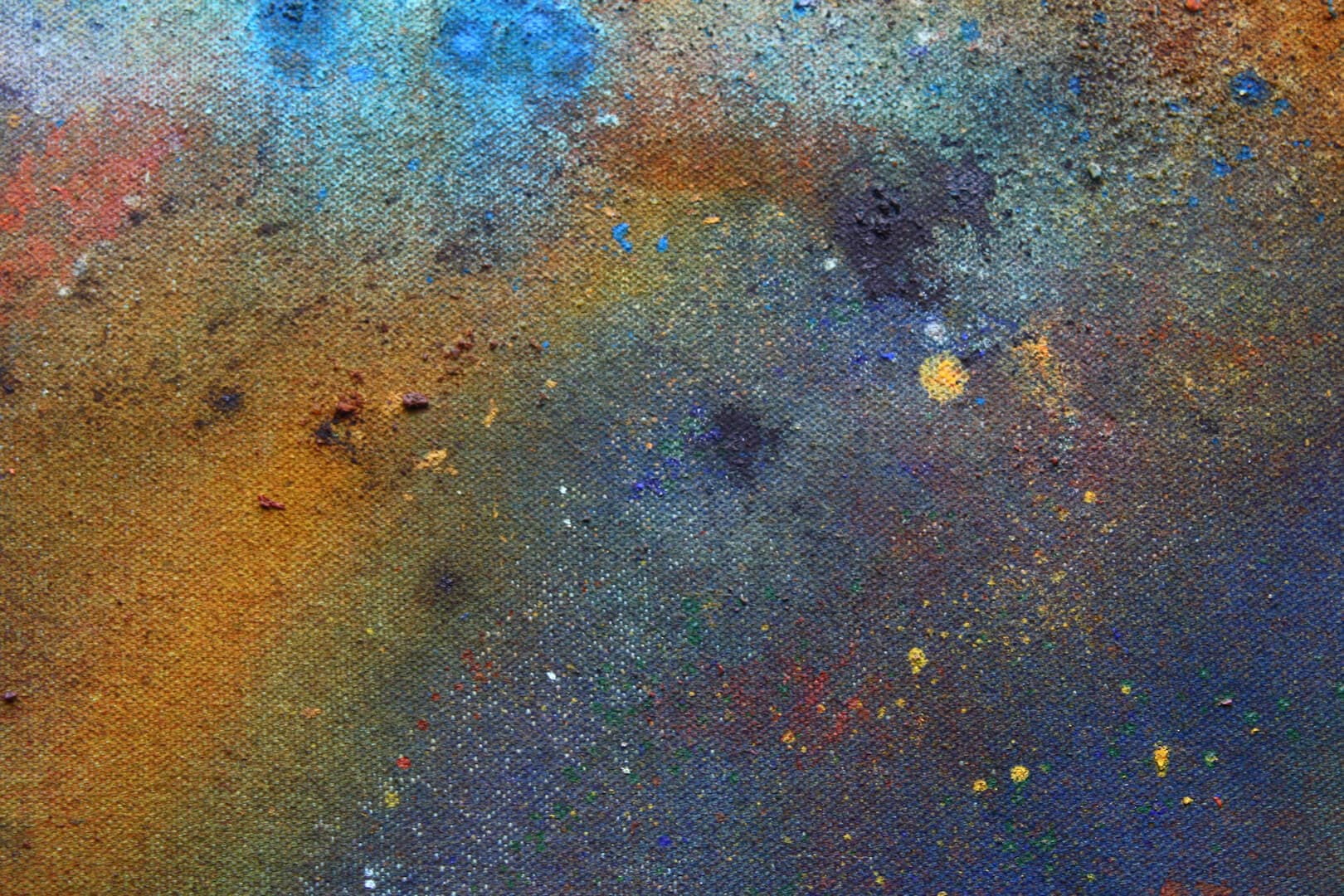 Second Planet from Sun - A Colorful Abstract Painting thumbnail-1