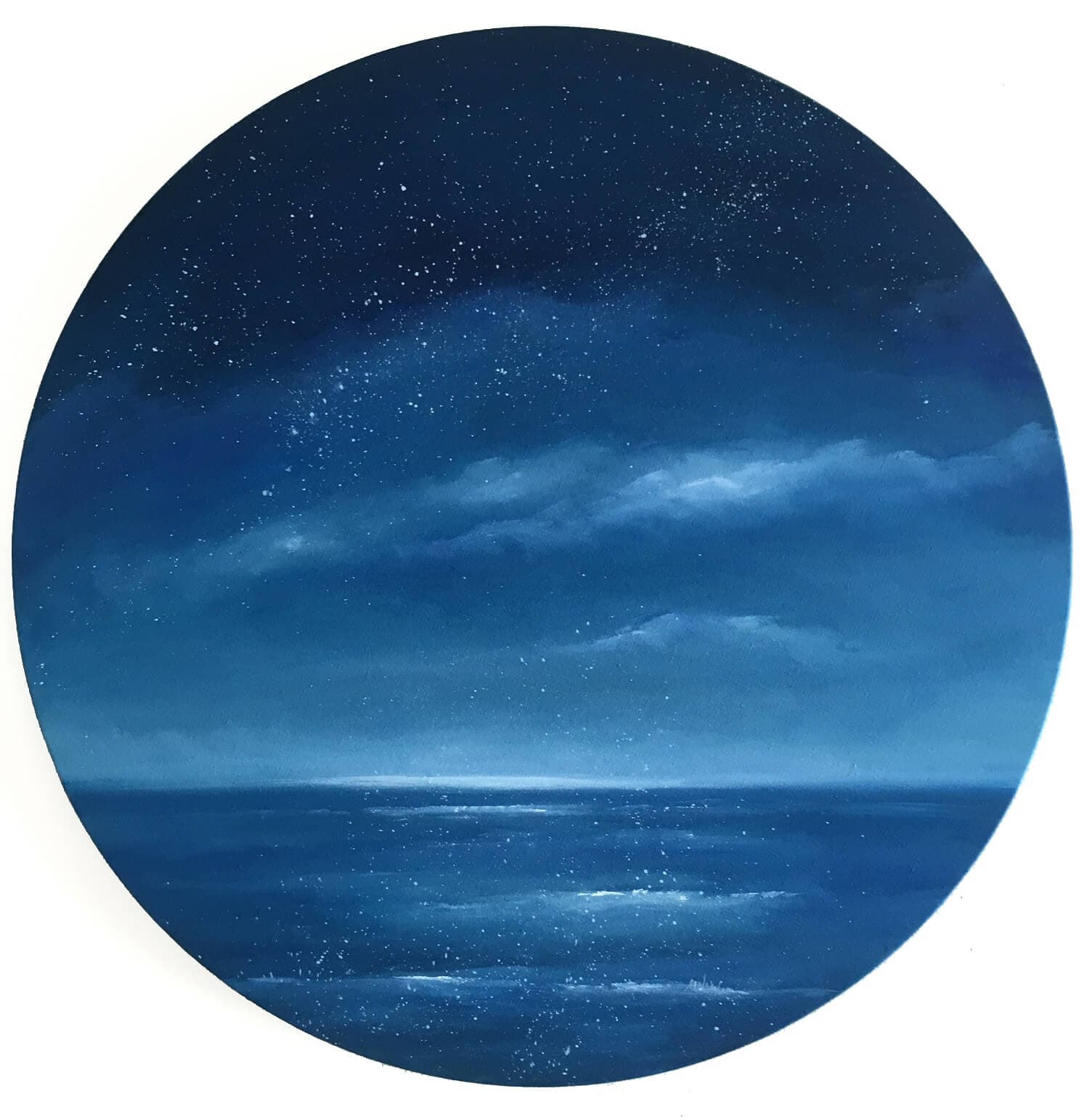 Celestial Seas Oil Painting thumbnail-1