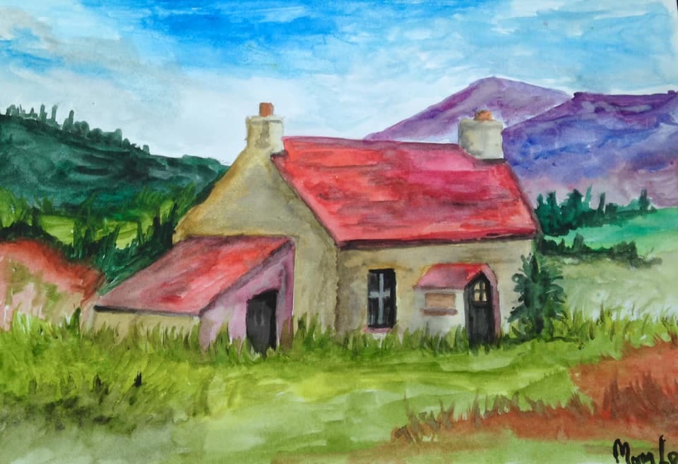 The Hoosie - Watercolour Landscape Art thumbnail-0