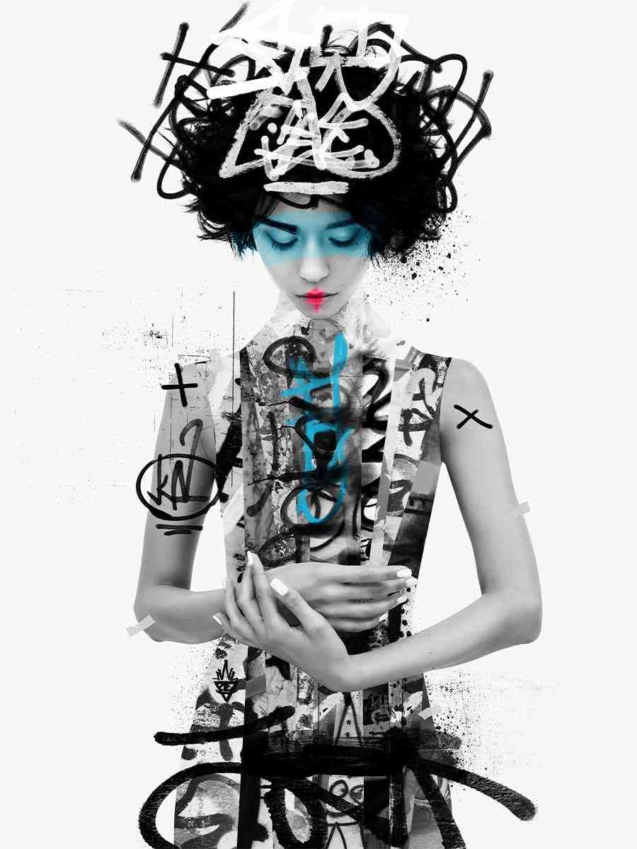 Kibo - Figurative Urban Digital Print