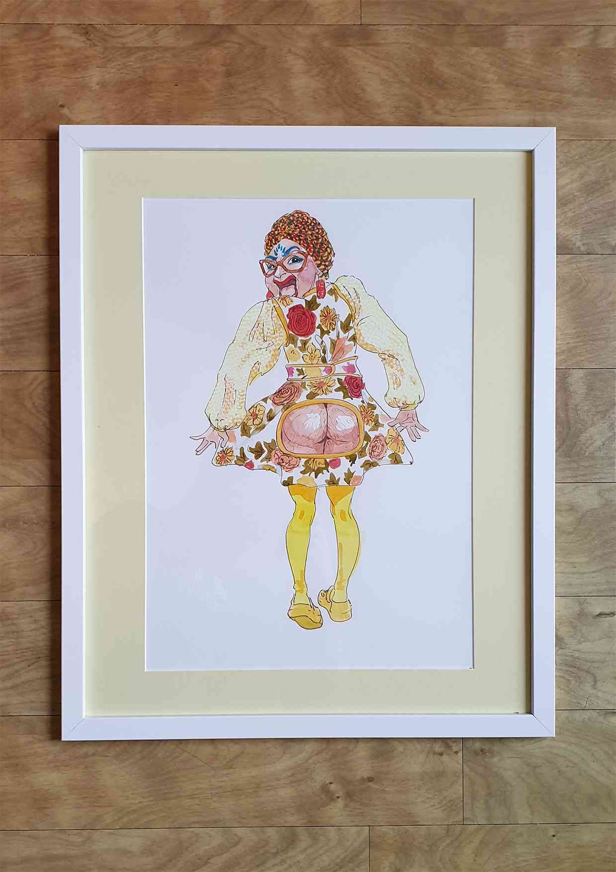 Ginny Lemon - Drag Race UK Season 2 - Original Artwork thumbnail-1