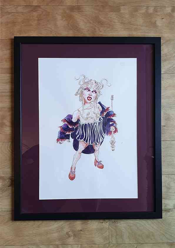 Bimini Bon Boulash Drag Race UK Season 2 - Original Artwork thumbnail-1