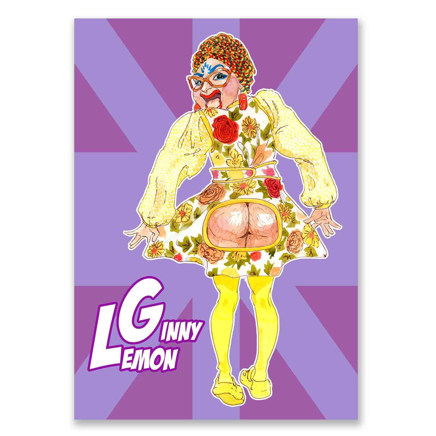 Ginny Lemon - Drag Race UK Season 2 - A4 Print thumbnail-0