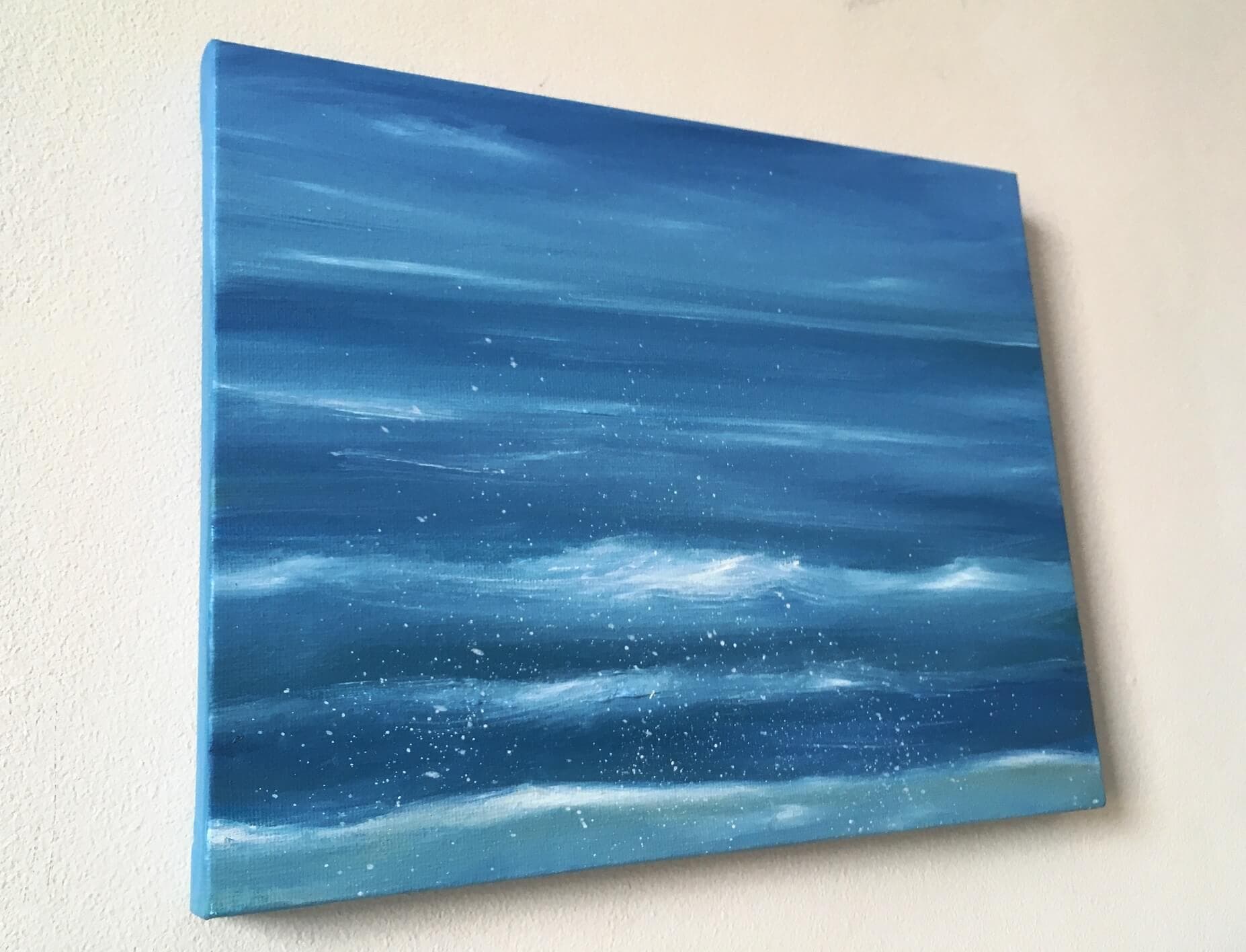 In The Shallows - Coast Shallows Oil Painting thumbnail-2