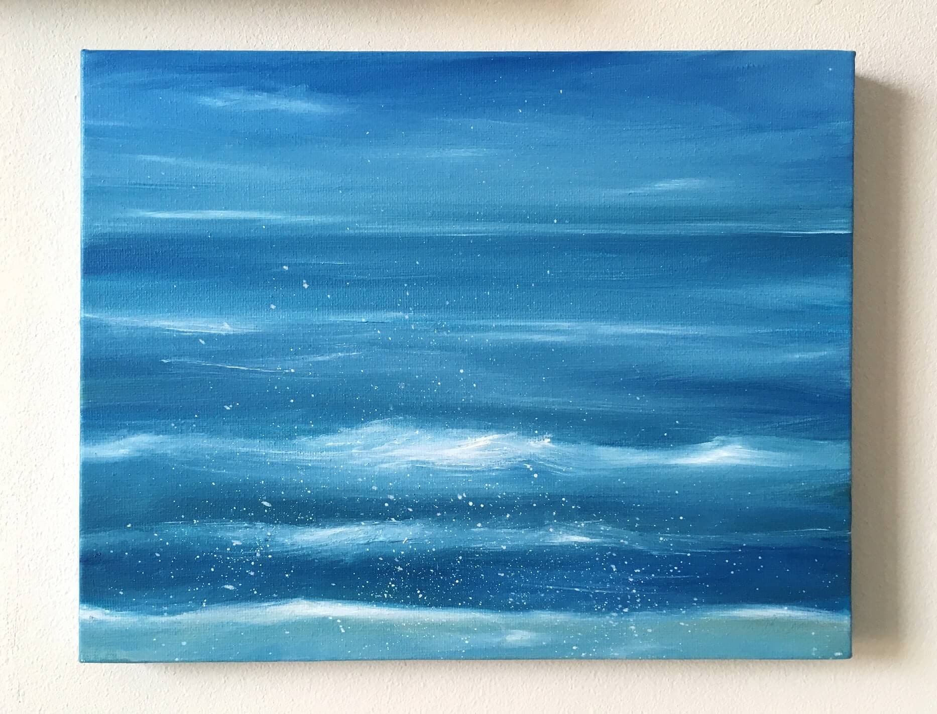 In The Shallows - Coast Shallows Oil Painting thumbnail-0