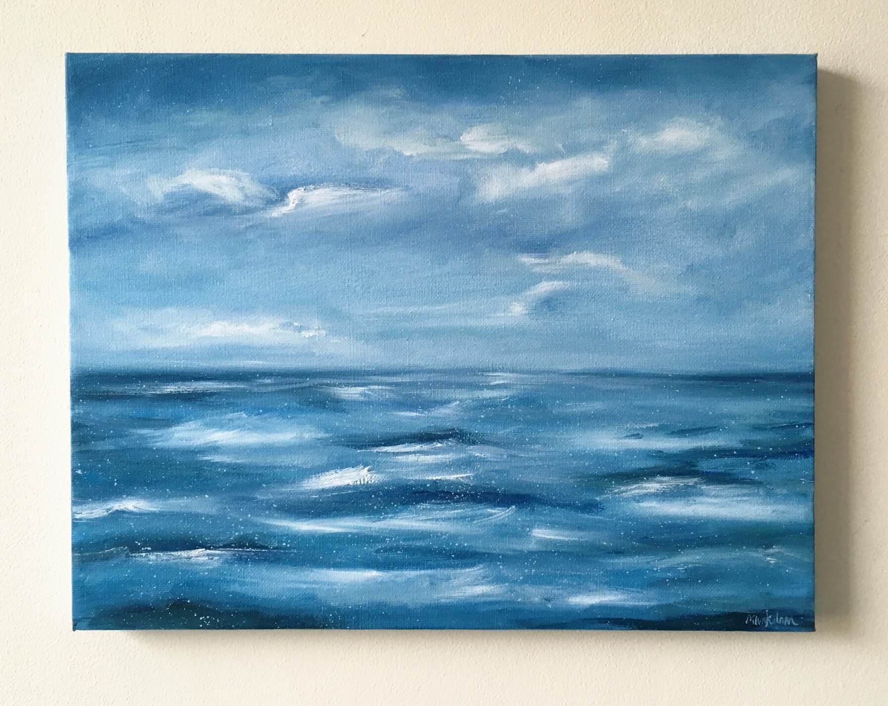 Drift - Ocean Drift Oil Painting thumbnail-0