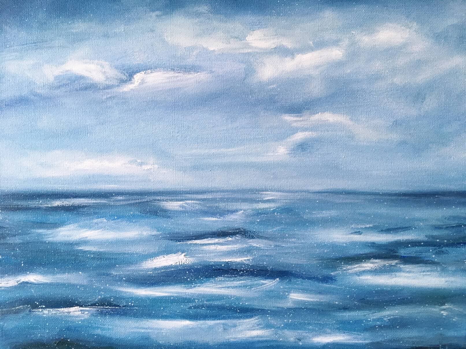 Drift - Ocean Drift Oil Painting thumbnail-1