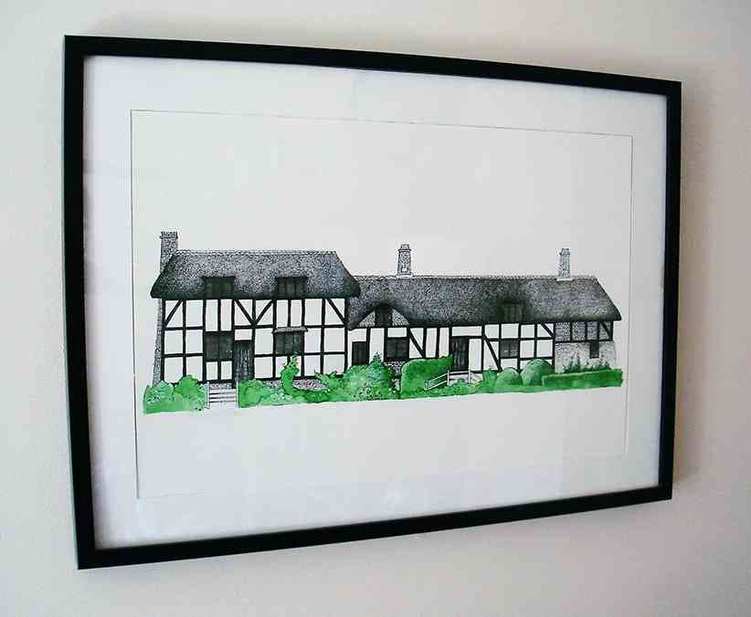 Anne Hathaways Cottage art thumbnail-1