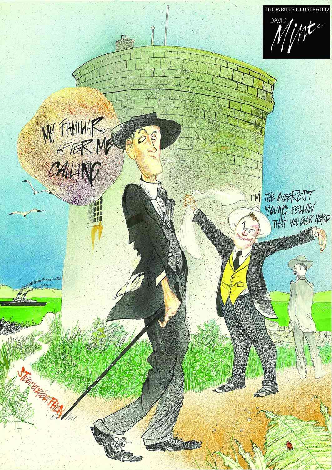 James Joyce - Martello Tower Scene in Ulysses-Martello Tower fine art giclee print thumbnail-0