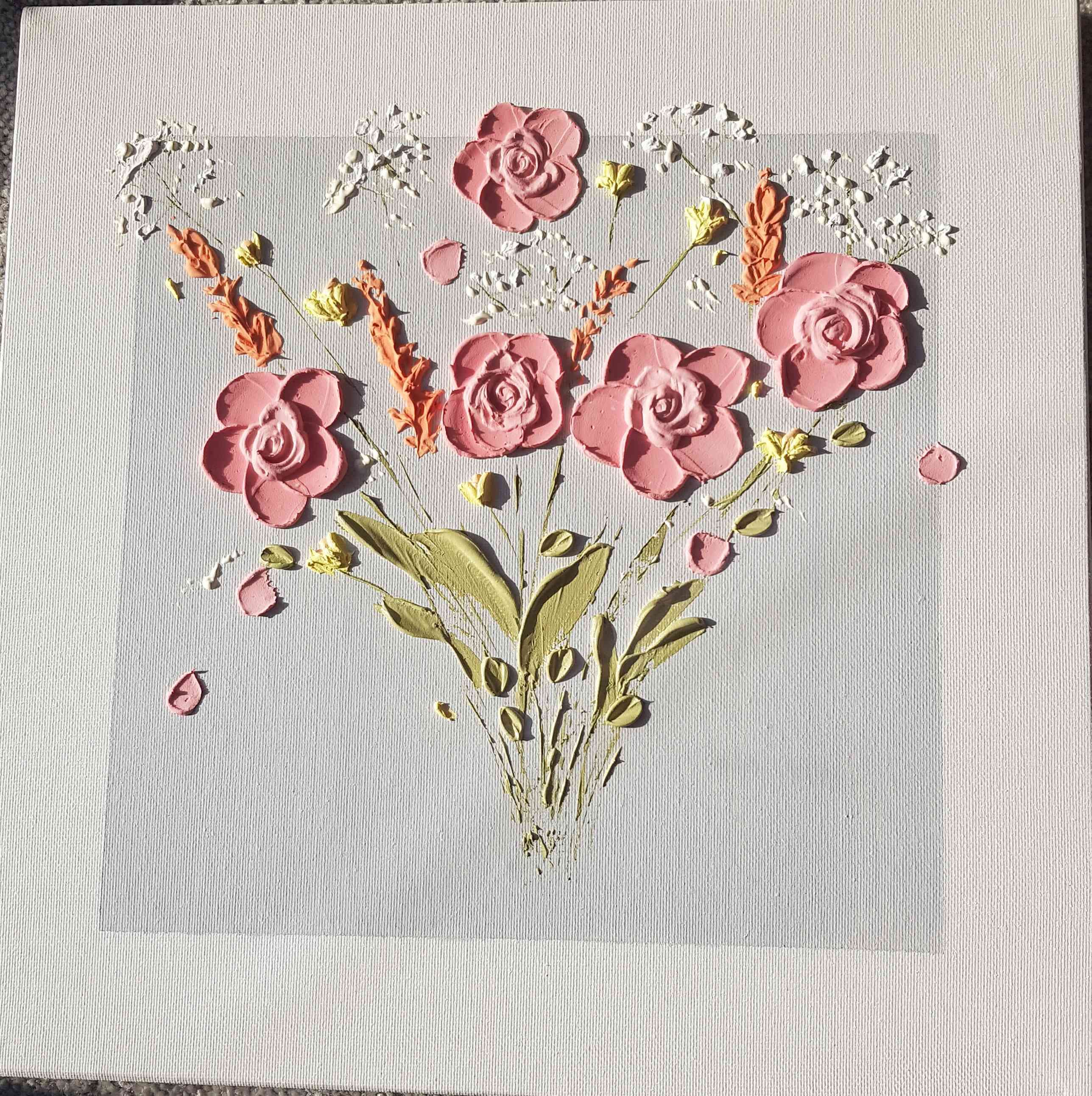 Pastel Bouquet Floral Art