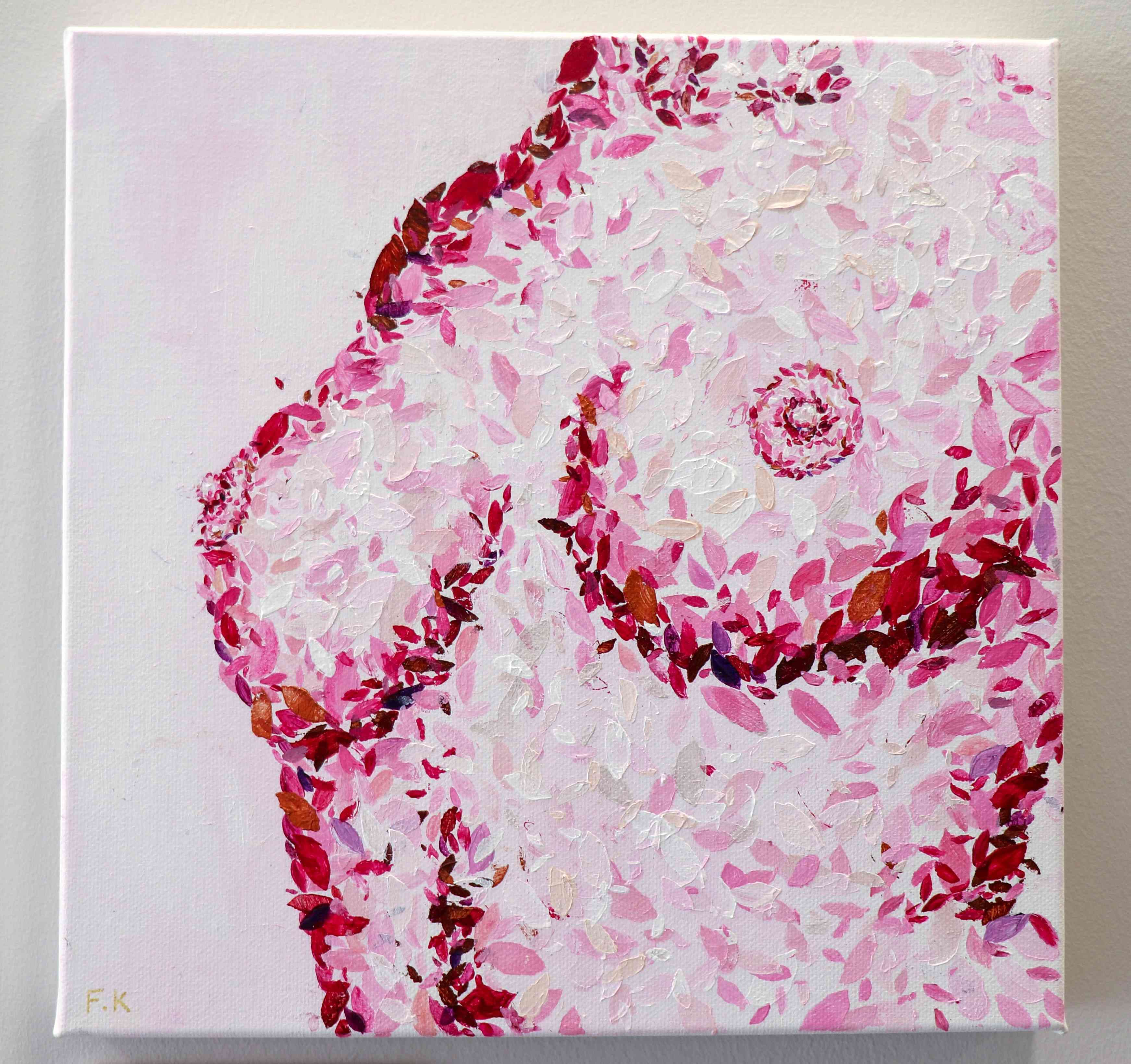 Sakura- Nudie Female Acrylic on Canvas thumbnail-0