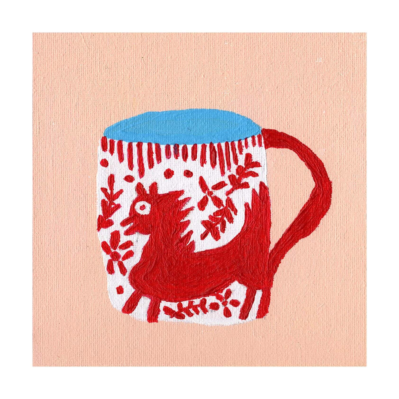 Horse Mug-Acrylic Horse Mug Giclee Print
