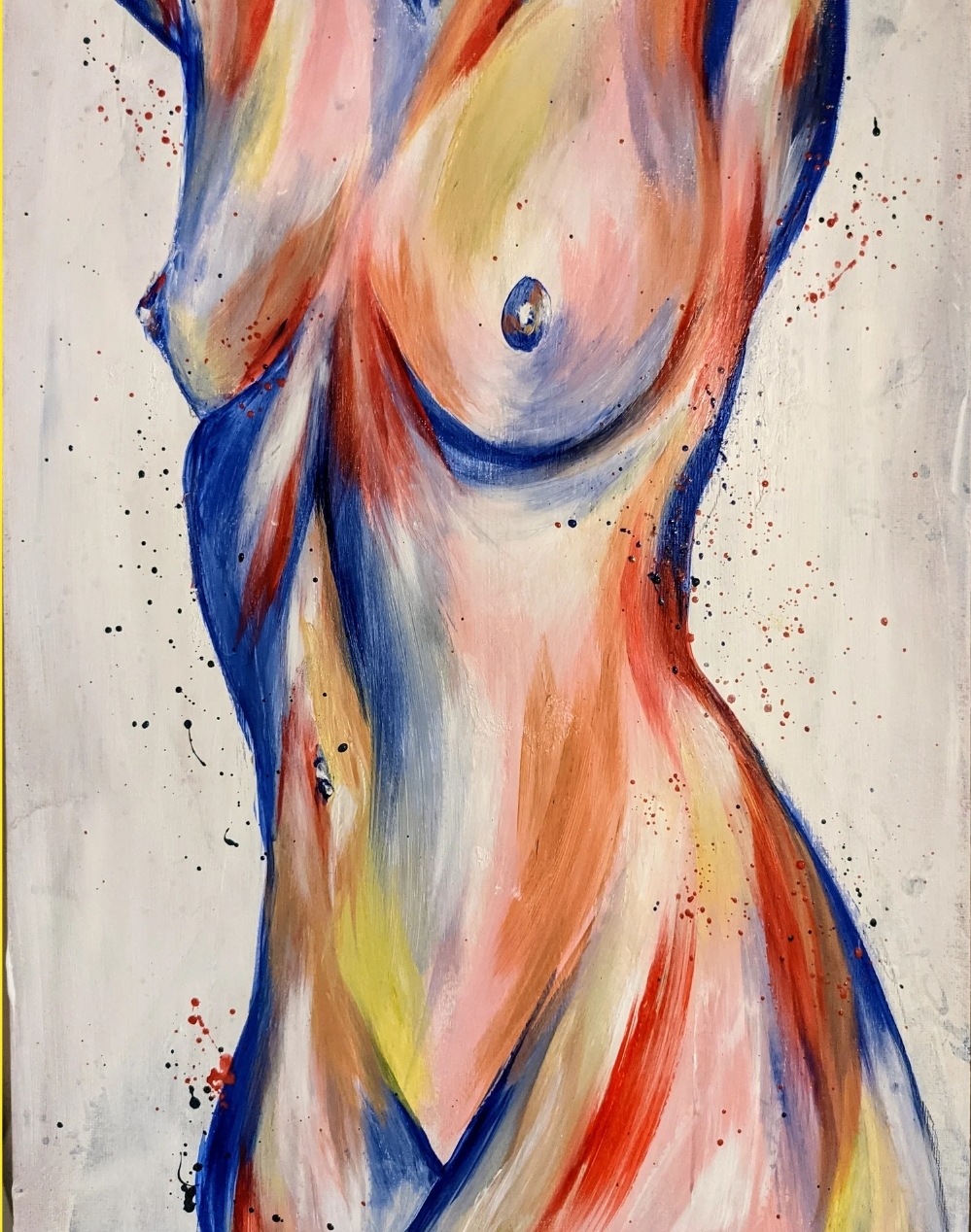 My Colourful Lady - Contemporary Figurative Art