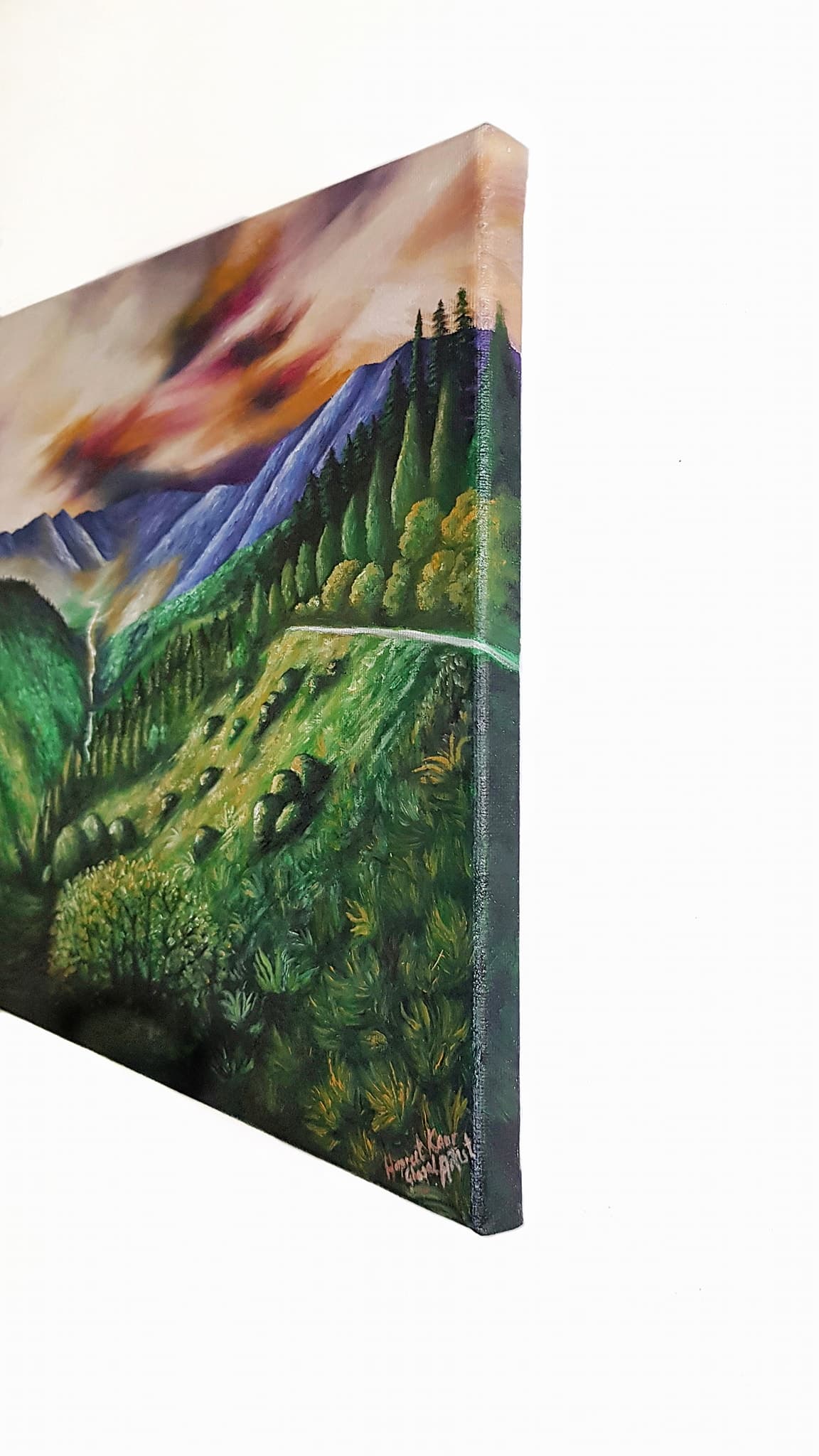 Valley Breeze - Breeze Landscape Oil Painting thumbnail-1