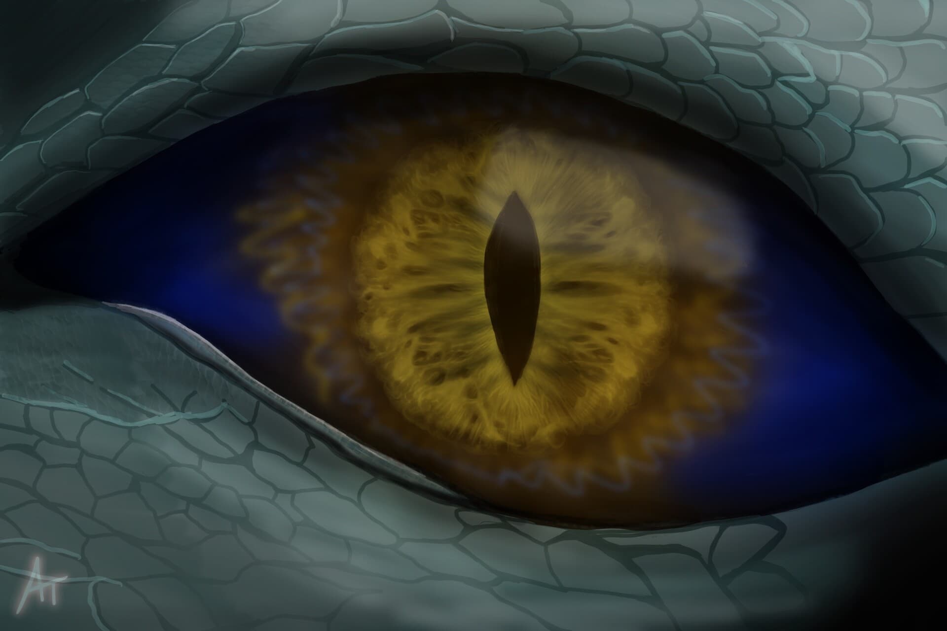 Eye Eye - Reptile Eye Digital Print Art thumbnail-0