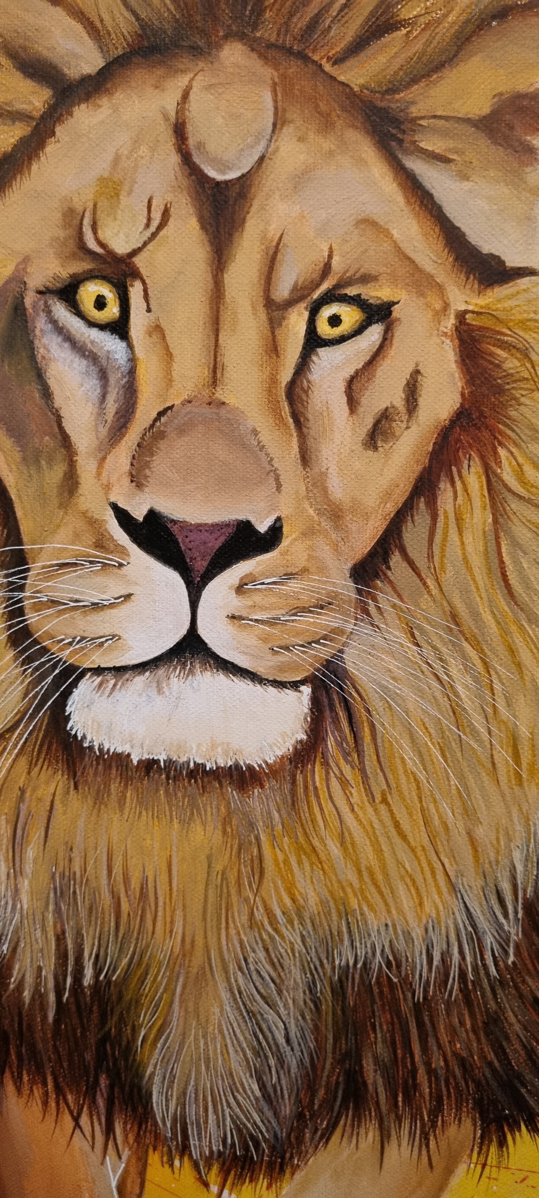 Walking Pride - Lion Family Acrylic Art thumbnail-1