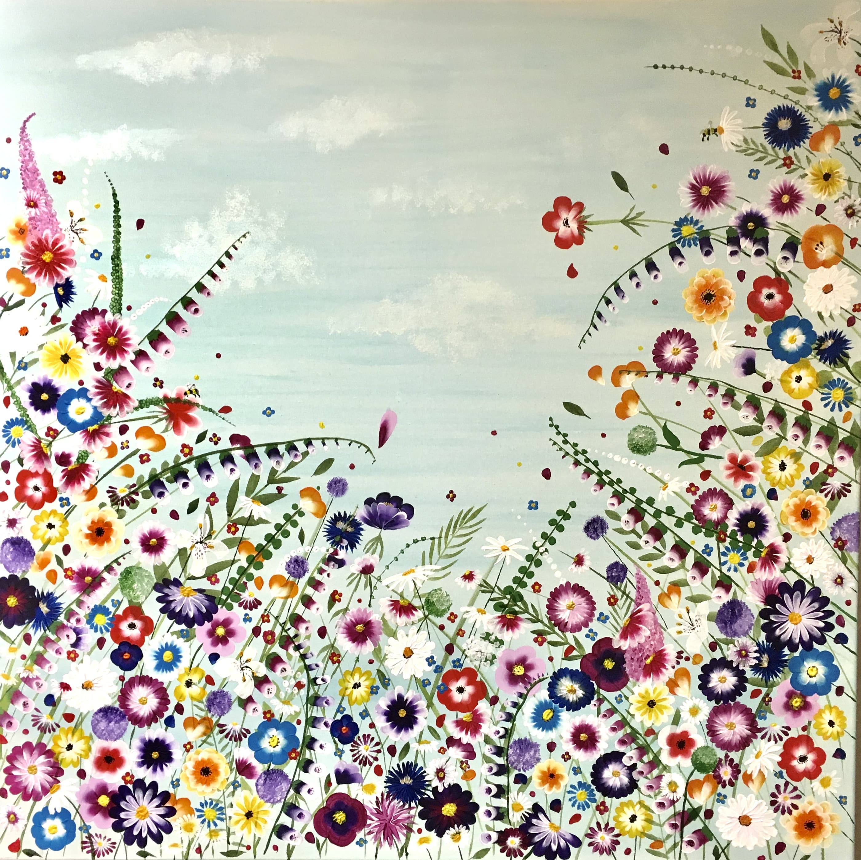 Summer Garden Acrylic Art thumbnail-1