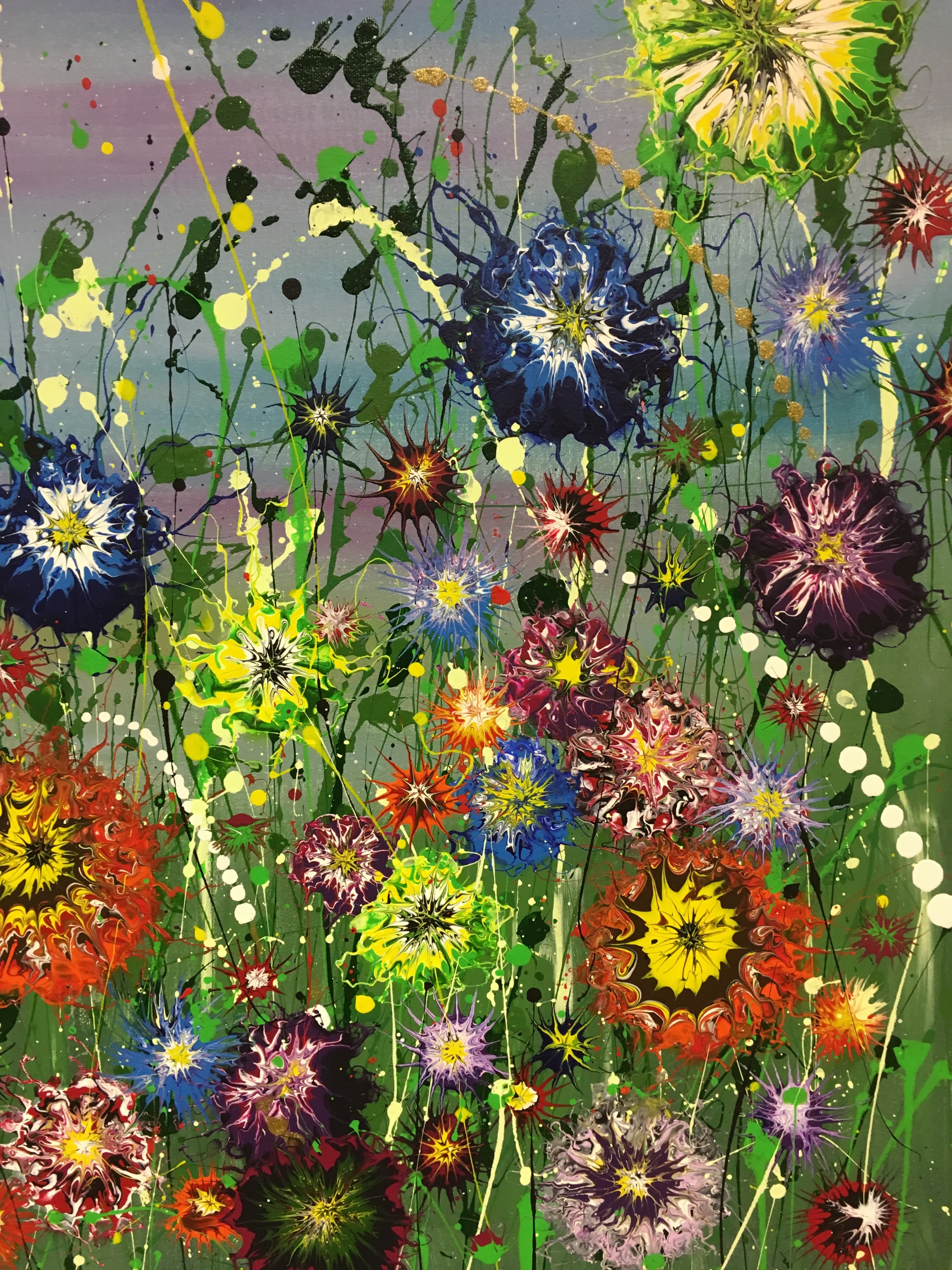 Enchanting Floral Painting thumbnail-1