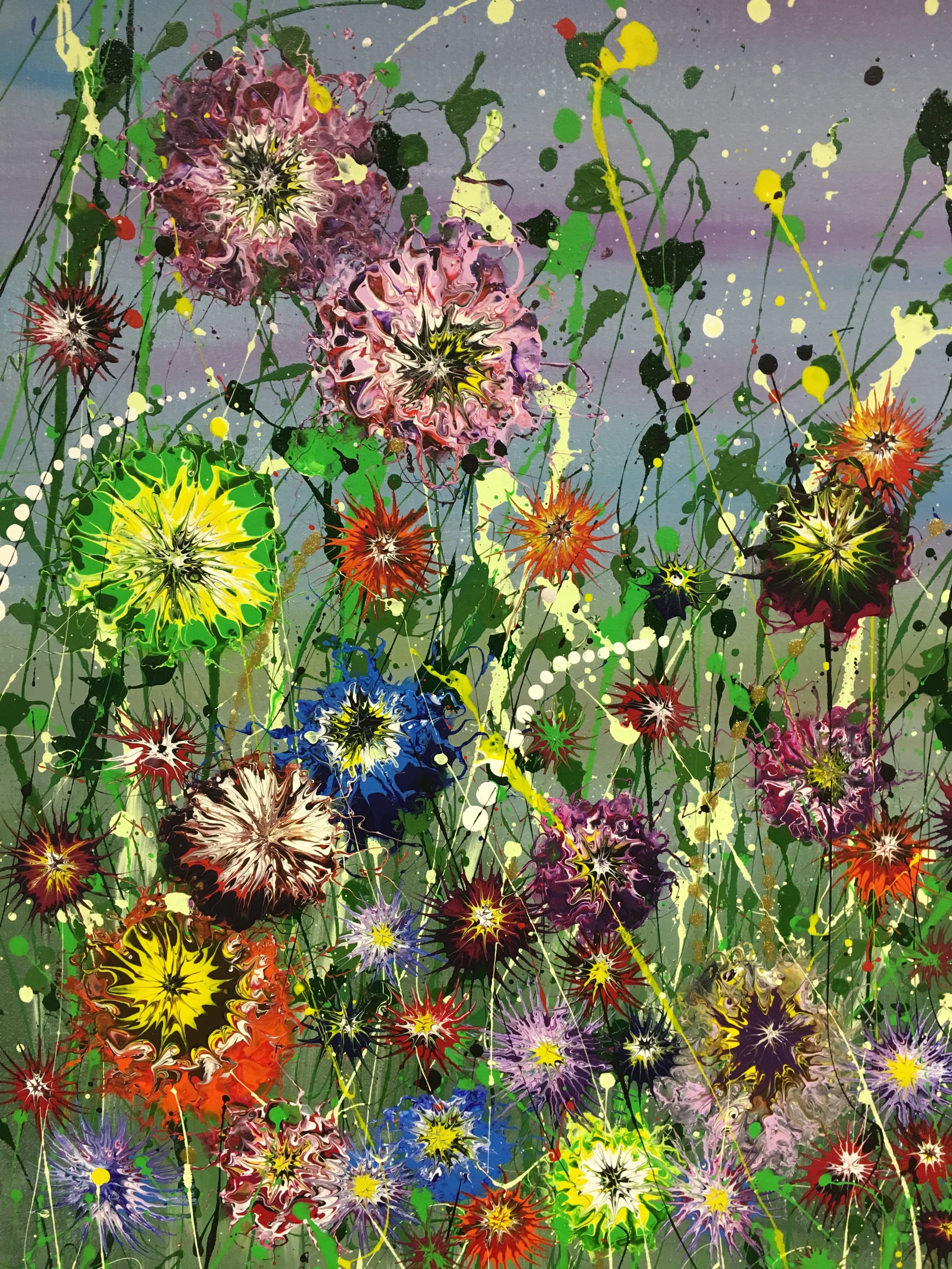 Enchanting Floral Painting thumbnail-2