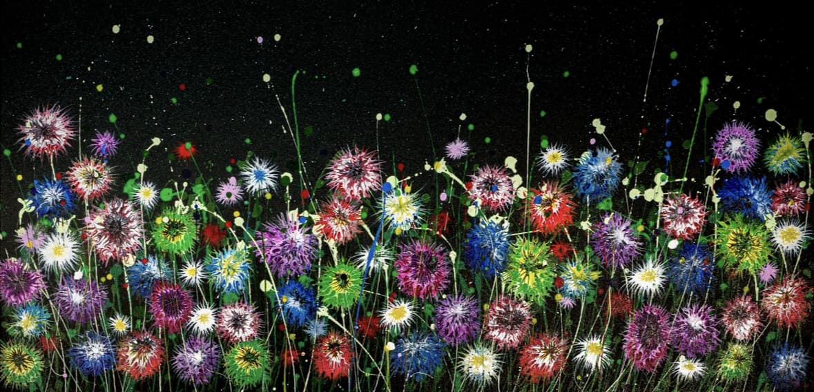 Galactic Garden Floral Art thumbnail-0