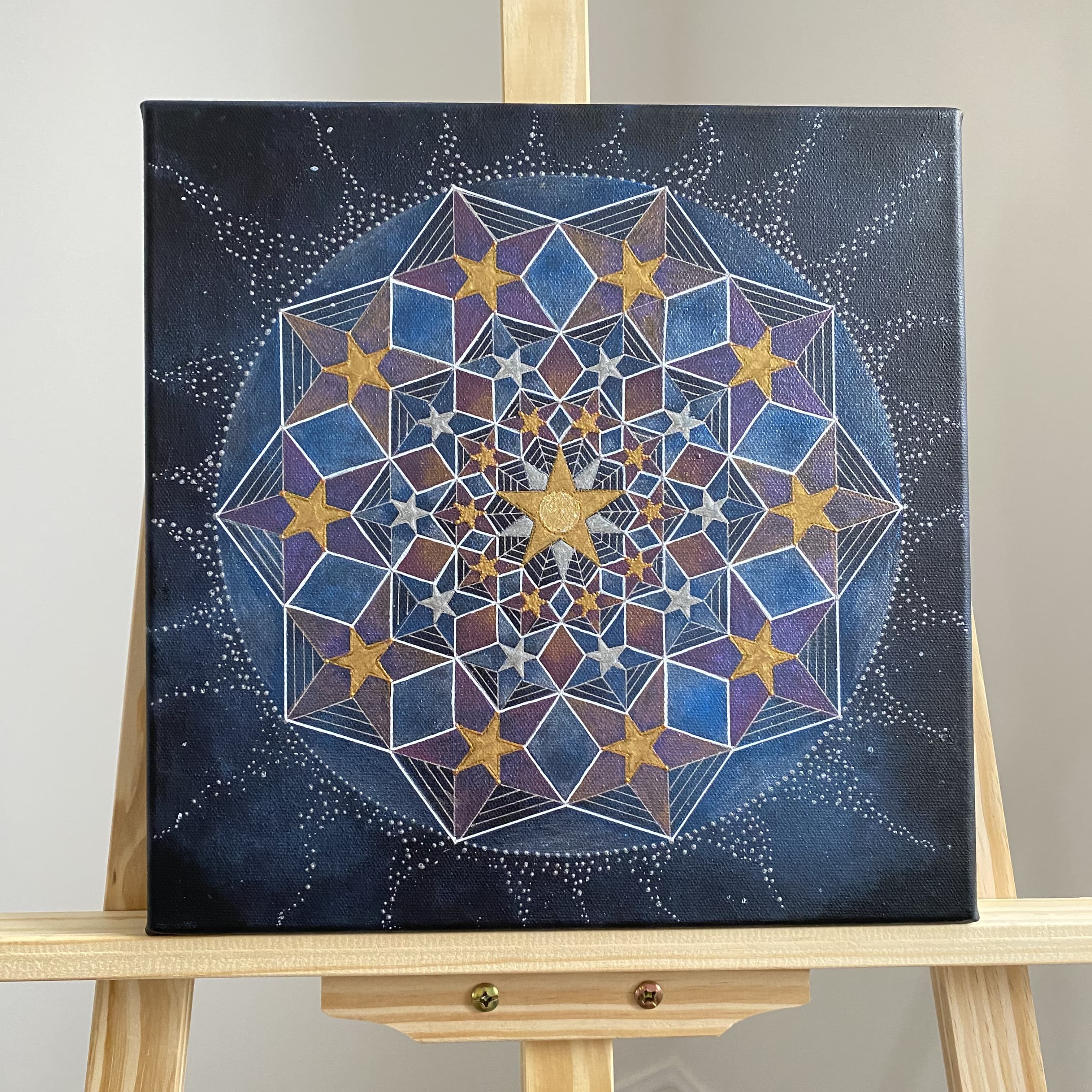 Star Mandala - Celestial-themed Mandala Art