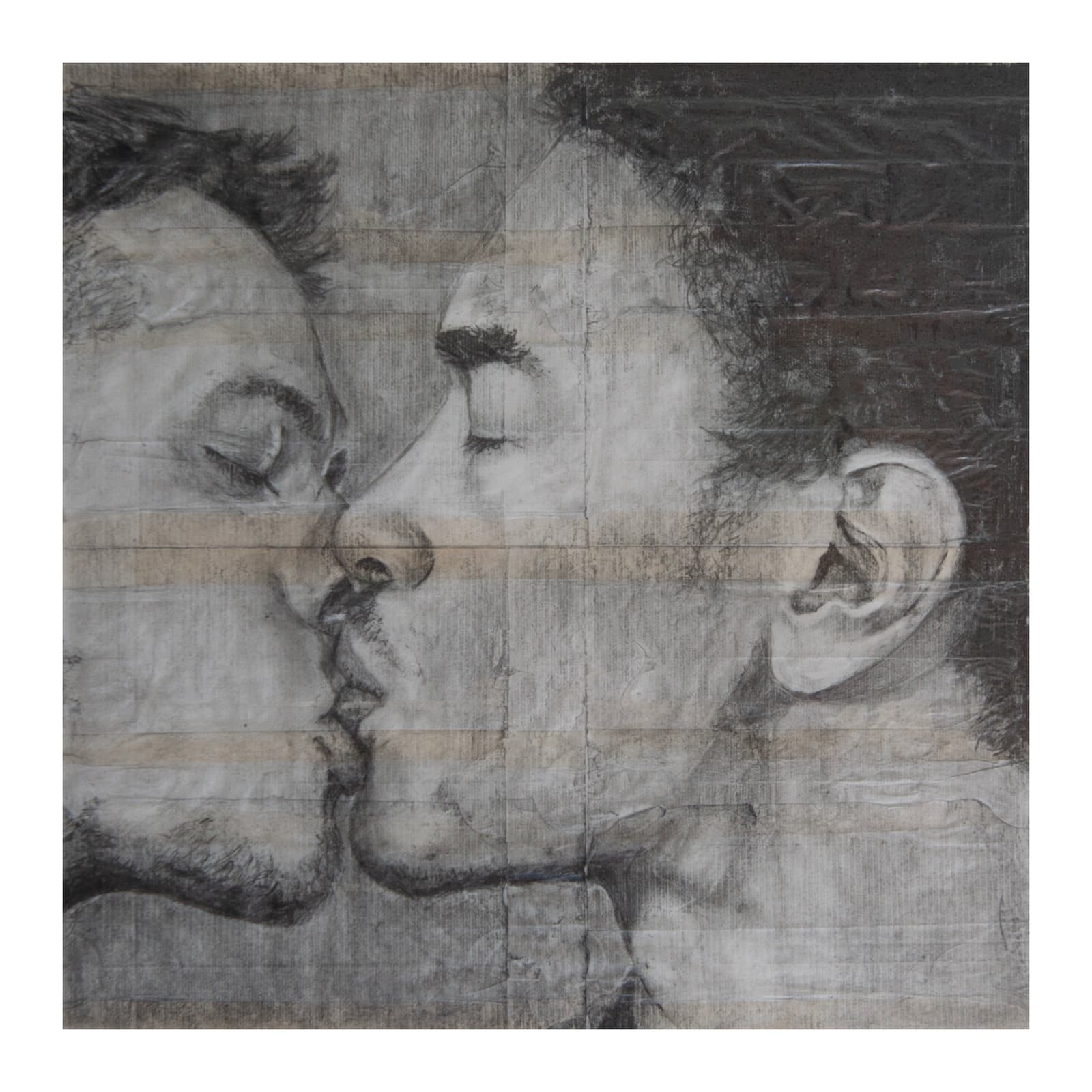 There is never more than a fag paper between them- Nathan and Jeremiah- Pencil Artwork on Fag Paper thumbnail-0