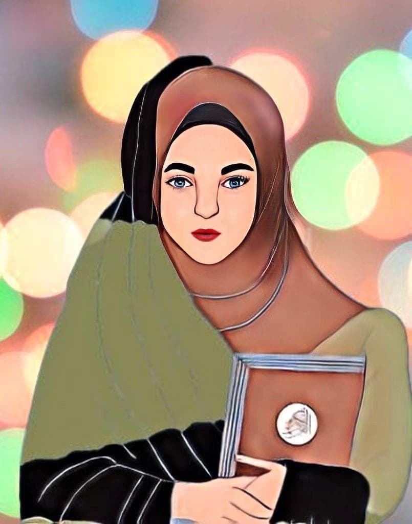 Culture Girl - hijab girl illustrative artwork