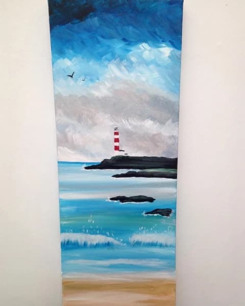 The Light House Acrylic Art