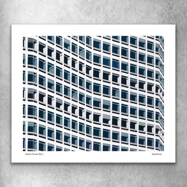 Alpha Tower - Digital Print Contemporary Art