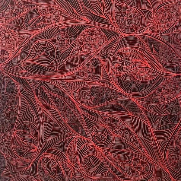 Flow of Memories - Paisley Illusion Art