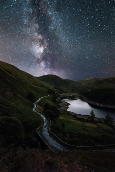 Milky Way Over Haweswater Digital Photography