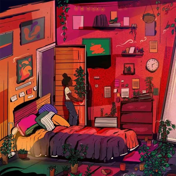 Bedroom Feeling - Digital Illustrative Print