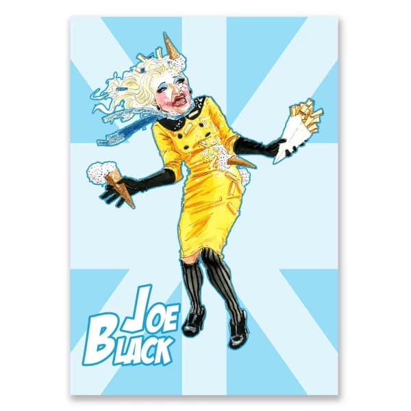 Joe Black - Drag Race UK Season 2 - A4 Print