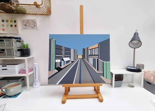 Dudley Street acrylic artwork