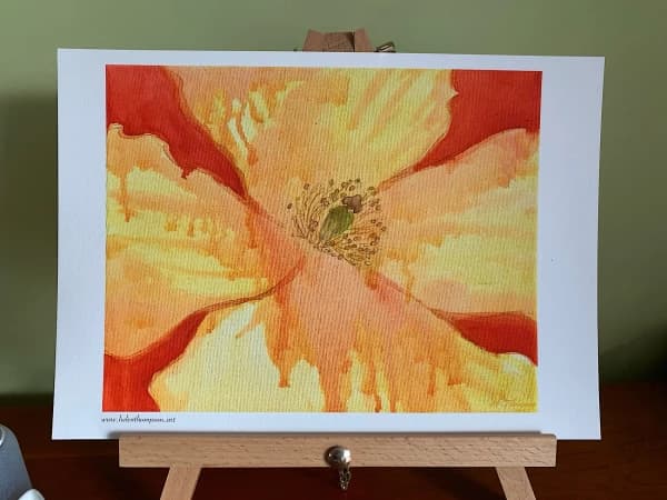 Yellow Poppy print