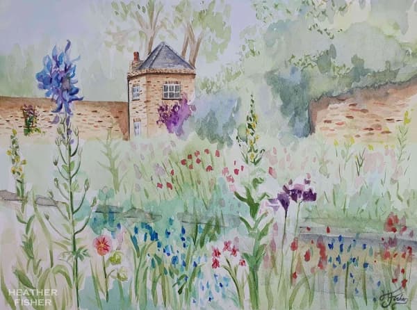 Middleton Hall Gardens- Middleton Hall Garden Painting