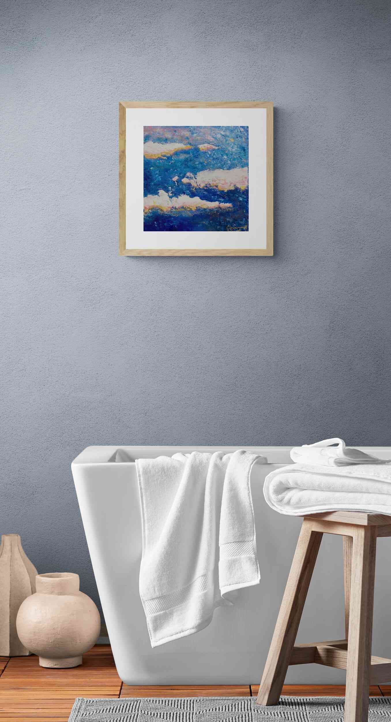 Sky Inspired Abstract  Art Frame - 3