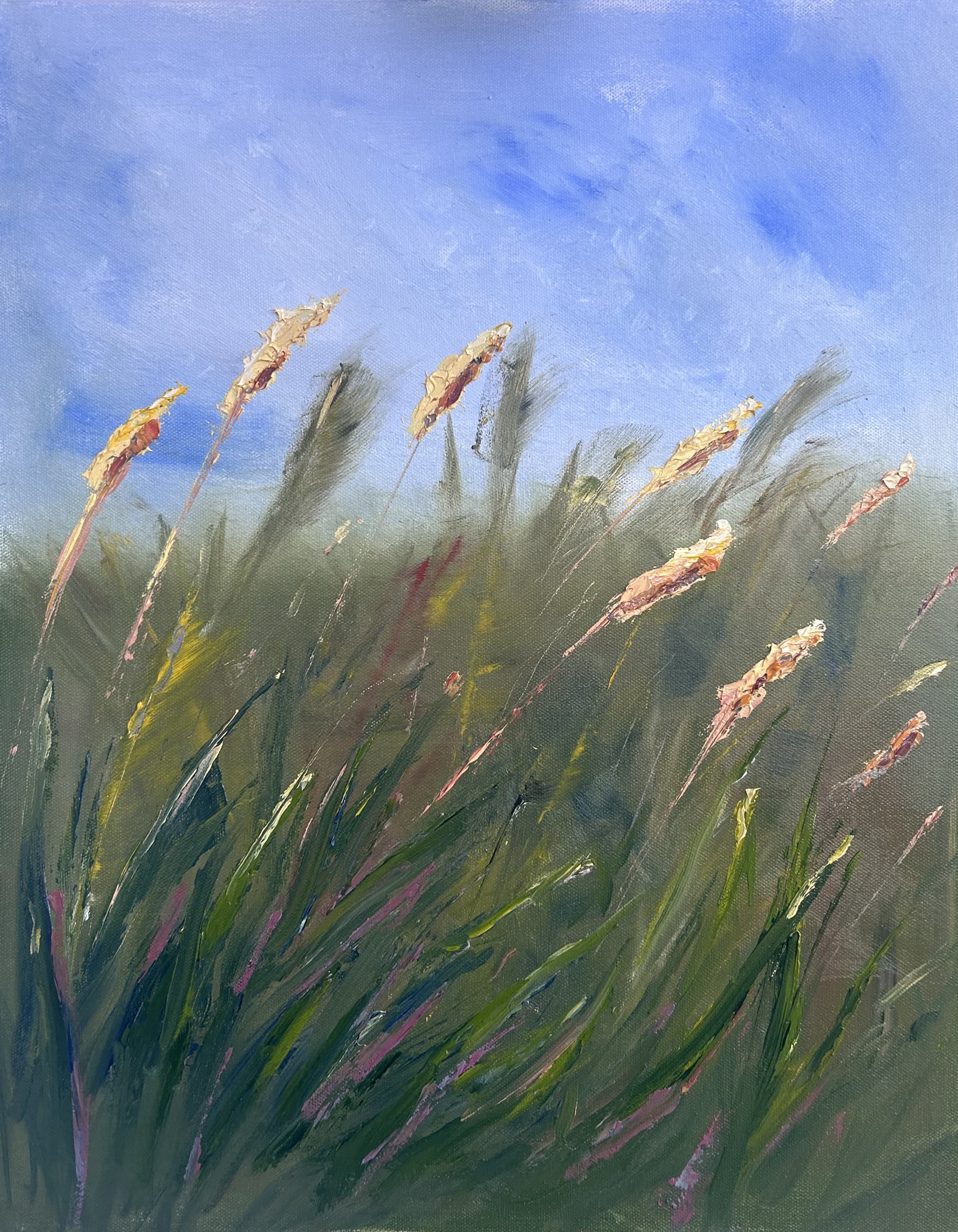 Breeze - Tranquil Impressionist Oil Painting