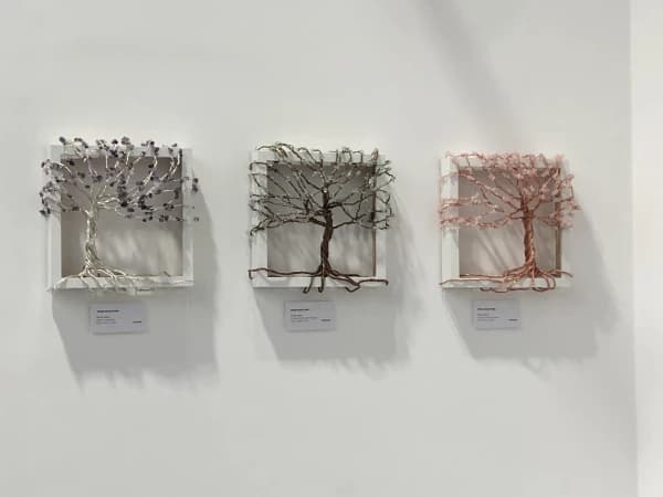 Triptych of trees