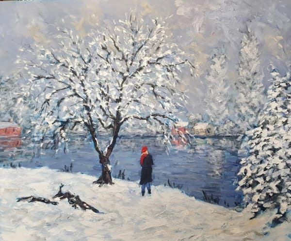 snow by the river #3